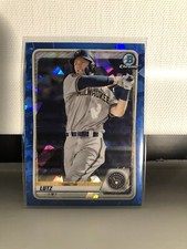 2020 Bowman Sapphire Tristen Lutz Milwaukee Brewers Card #BCP-81 PWE SHIP