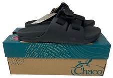 Chaco Chillos Kids Black Sandals Size 4M Youth Ultralight Comfort Slip On NEW