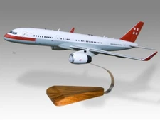 Boeing 757-200 PrivatAir Desk Wood Airplane New Model Large Scale 1/100