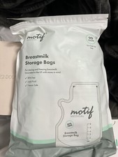 Motif Medical Milk Storage Bags, Lot of 2 90 count Packs 8 oz Milk Freezer Bag
