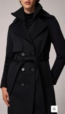 **SOIA & KYO FABIANNE-C Women's Wool Trench Coat - Off-Season Sale, Save $300!**