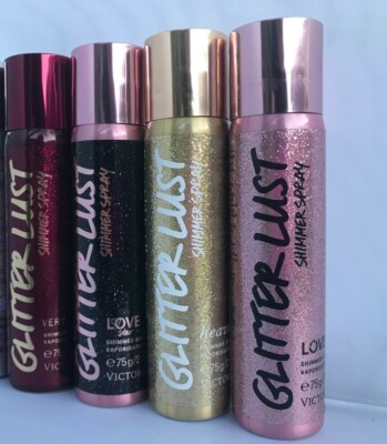 NEW VICTORIA'S SECRET GLITTER LUST SHIMMER SPRAY