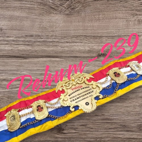 Muhammad Ali Ring Magazine World heavyweight championship belt