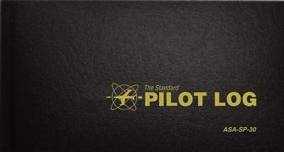 The Standard Pilot Log (Black) ASA / SP-30 (Standard Pilot Logbooks) (Hardcover)