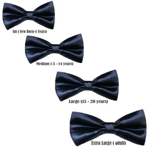 Boy Classic Gift Formal Wedding Tuxedo Suits Satin Bow Ties from Baby Kid to Men - Picture 46 of 71