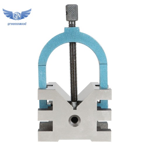 2-3/8" × 2-3/4" × 2" Multi-Use V-Block and Clamp Set Hardened Steel Precision - Picture 5 of 8