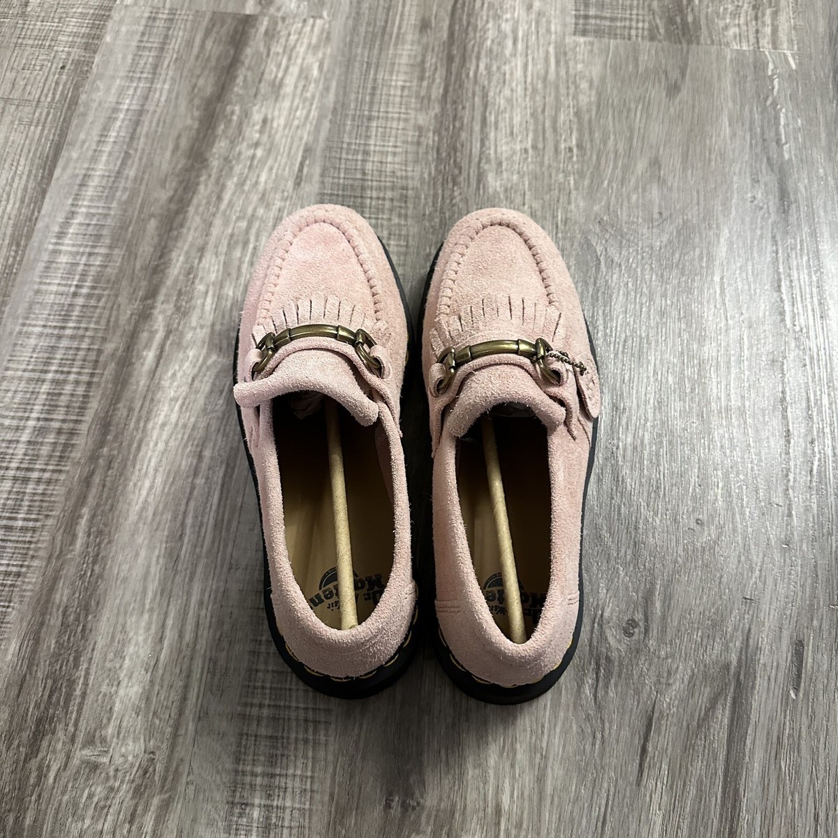 Dr Martens Loafers Adrian Snaffle Peach Beige Suede 30570329 Men