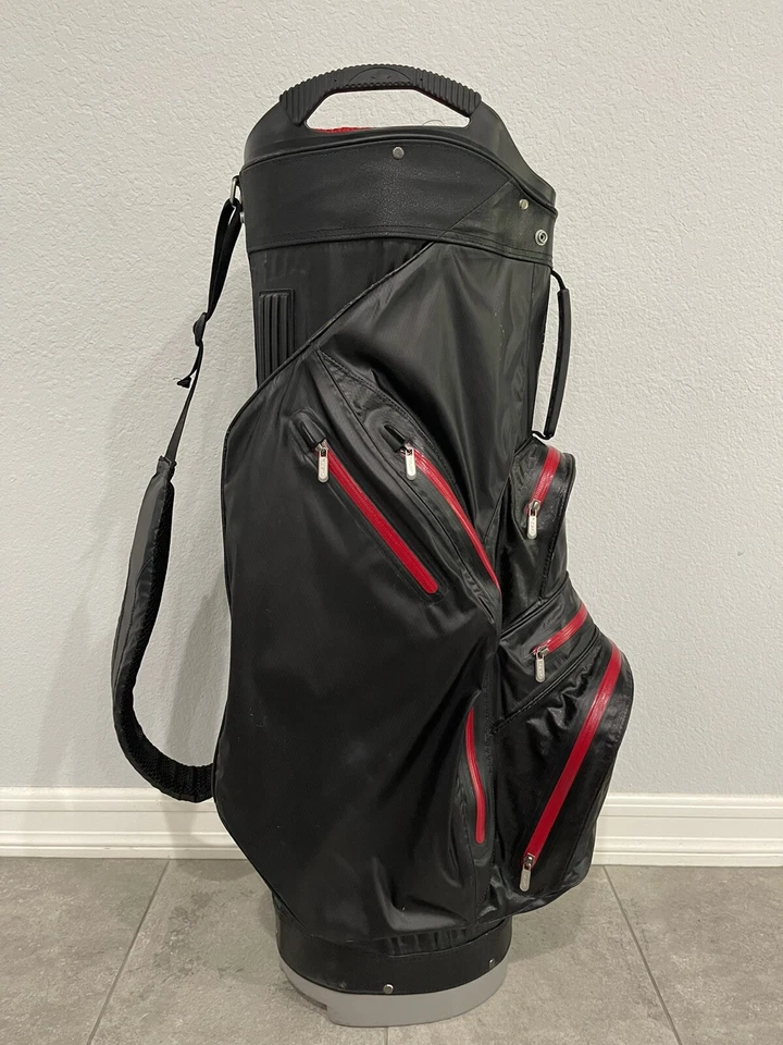 Bolsa de carro impermeable Sun Mountain divisor de 15 vías negro/rojo sin cubierta de lluvia Foto 2 de 4