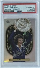 2023 TOPPS CHROME Rings Of Honor BILLIE JEAN KING PSA DNA COA AUTOGRAPHED SIGNED