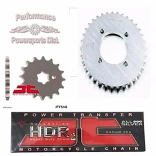 NEW JT SPROCKET'S & HD JT CHAIN SET YAMAHA TTR110  TTR 110  14/35  2008 - 2024