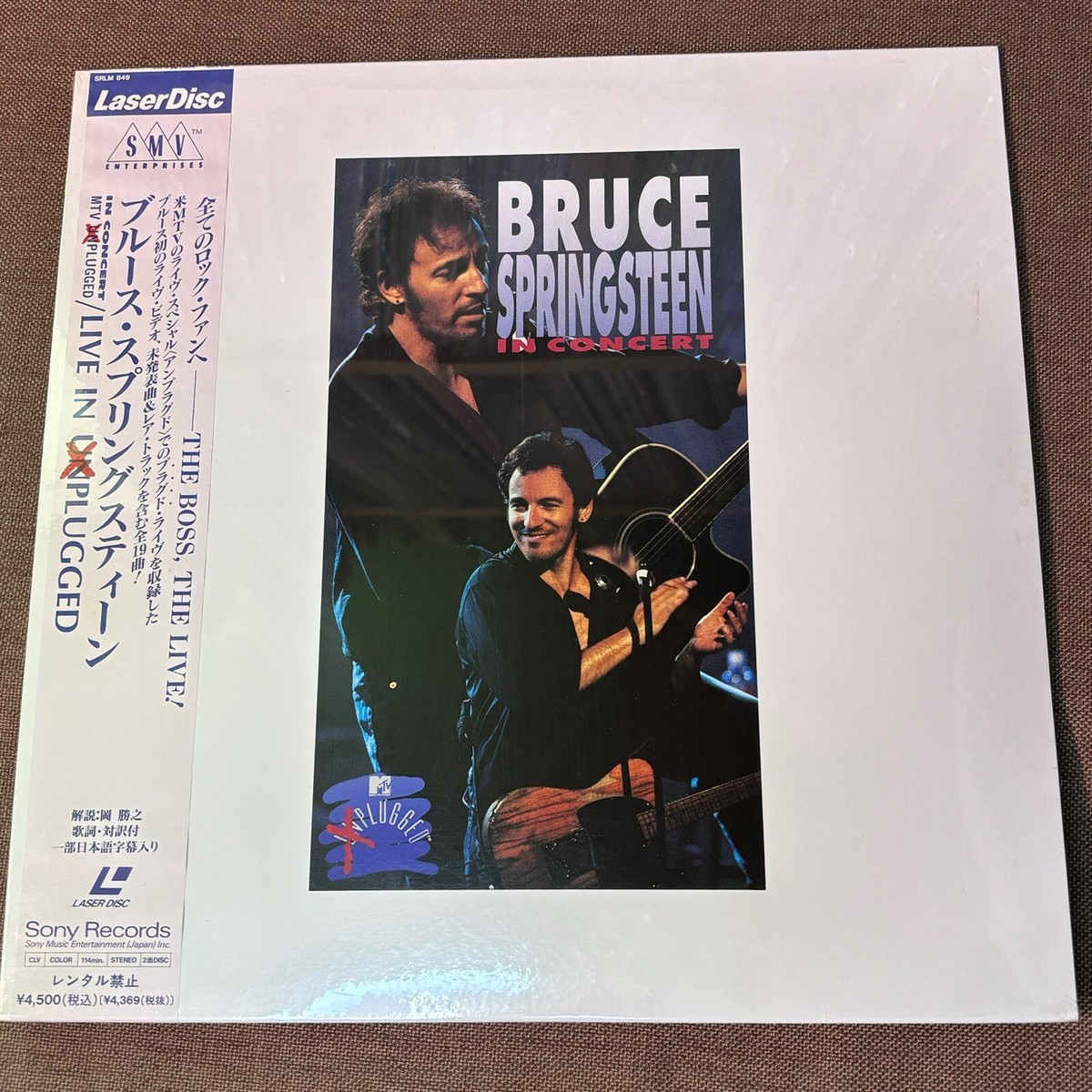 ブルース・スプリングスティーン LIVE IN UNPLUGGED VHS 1992 Bruce
