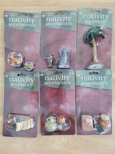 New Holiday Time Nativity Accessories - Set of 6 - Christmas Manger