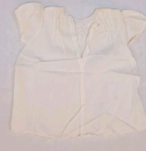 Infant Baby Dress White Batiste Phillipines Hand Made Embroidered Pintucked - Picture 2 of 16