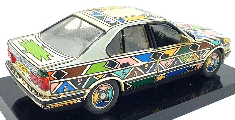 Minichamps Art Cars 1/24 Scale MC231122A Esther Mahlangu BMW 525i 1991