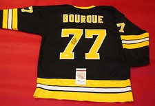 RAY BOURQUE AUTOGRAPHED BOSTON BRUINS JERSEY JSA RAYMOND