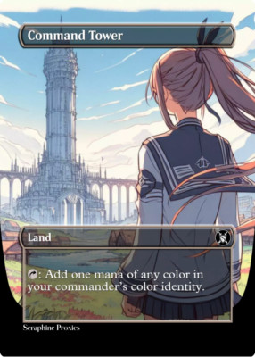 Command Tower - High Quality Altered Art Custom Cards
