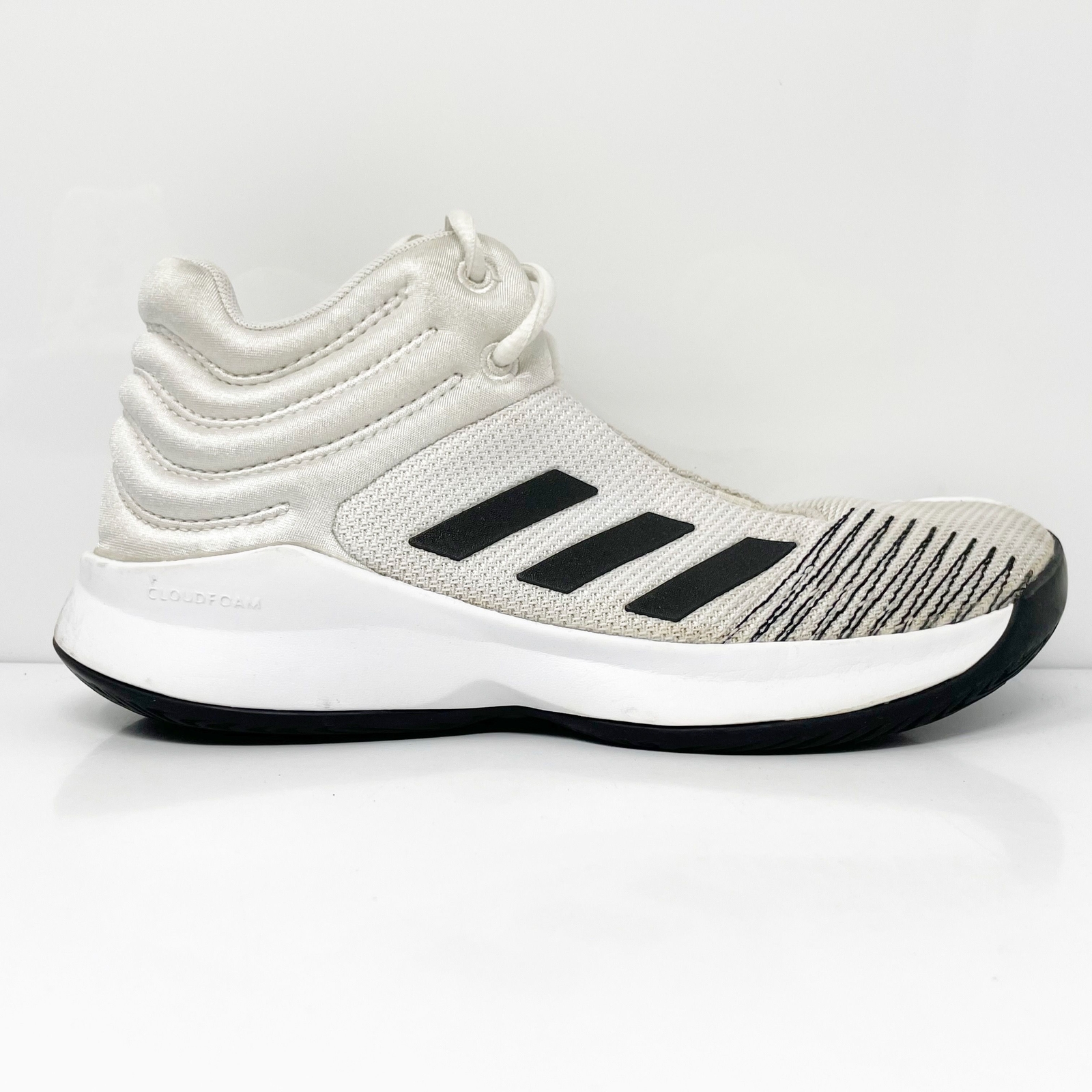 Adidas Girls Pro Spark 2018 AH2643 Beige Basketball Shoes Sneakers Size 3.5  | eBay