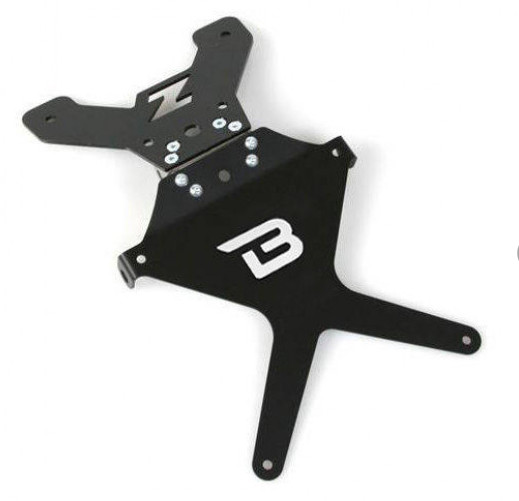Support de plaque Z1000 2007 réglable Barracuda anti-vibrations