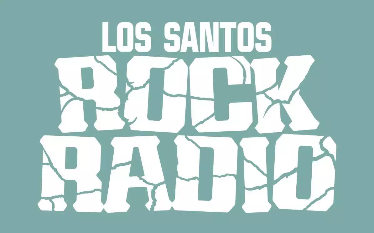 Grand Theft Auto 5 Five - Los Santos Rock Radio, vinyl car sticker