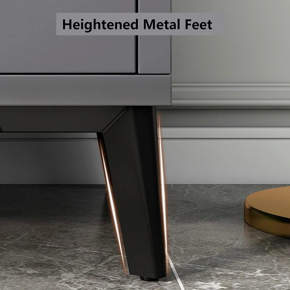 Kommode mit 6 Schubladen Sideboard Schubladenschrank Kleiderschrank Weiß Modern - Bild 4 von 4