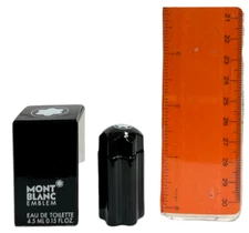 *Mont Blanc Emblem Eau De Toilette (4.3ml/0.15fl) New As Seen In Pictures