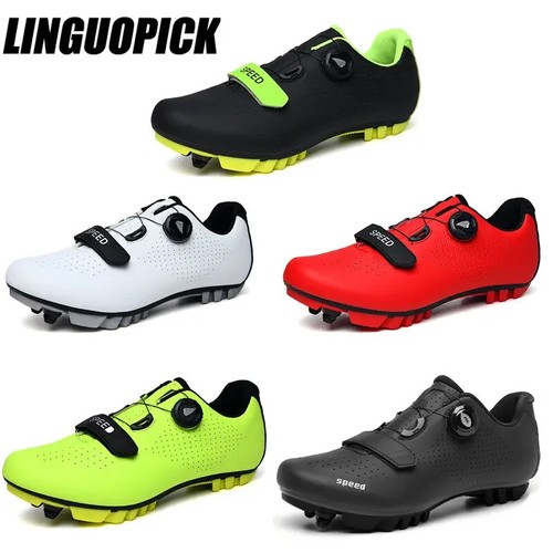Herren MTB-Fahrradschuhe Rutschfestestollen Rennrad Outdoor-Radfahren-Turnschuhe - Picture 10 of 31