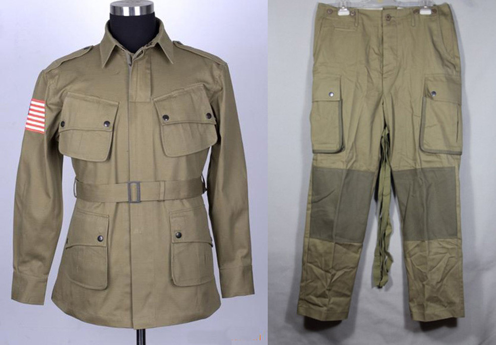 Replica WWII US Military Army M42 Airborne Jumpsuit