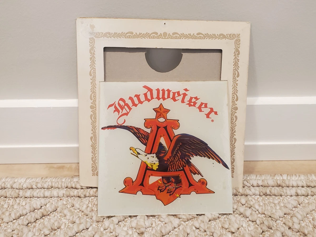 Cardboard Beer Sign In Collectible Budweiser Signs & Tins for sale