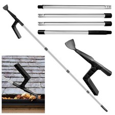 Gutter Cleaning Tools, Roof Gutter Cleaner with Extendable Telescopic Pole, D...