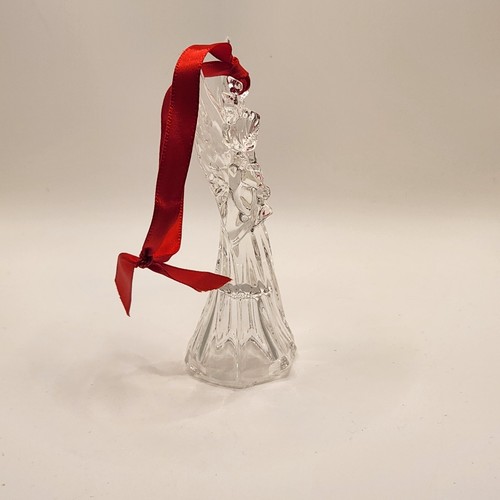 Mikasa Crystal Christmas Ornament Trumpeting Angel Heavenly Music SN090/531 - Picture 4 of 6