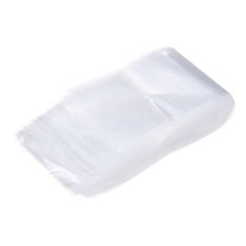 100 Pcs Clear Flat Open Plastic Poly Bags 3x12 Inch 1.6 Mil Packaging Bags