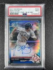 Solak, Nick - 2017 Bowman Chrome - Autograph - 23/150 - PSA 9 - 57328599
