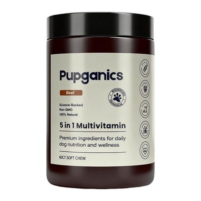 Pupganics 5in1 Multivitamin Soft Chews For Dog Dog Vitamins And Supplements *1-3