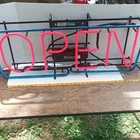 Vintage Neon Store Front OPEN Sign Made In USA 36" X 17" Tested Works