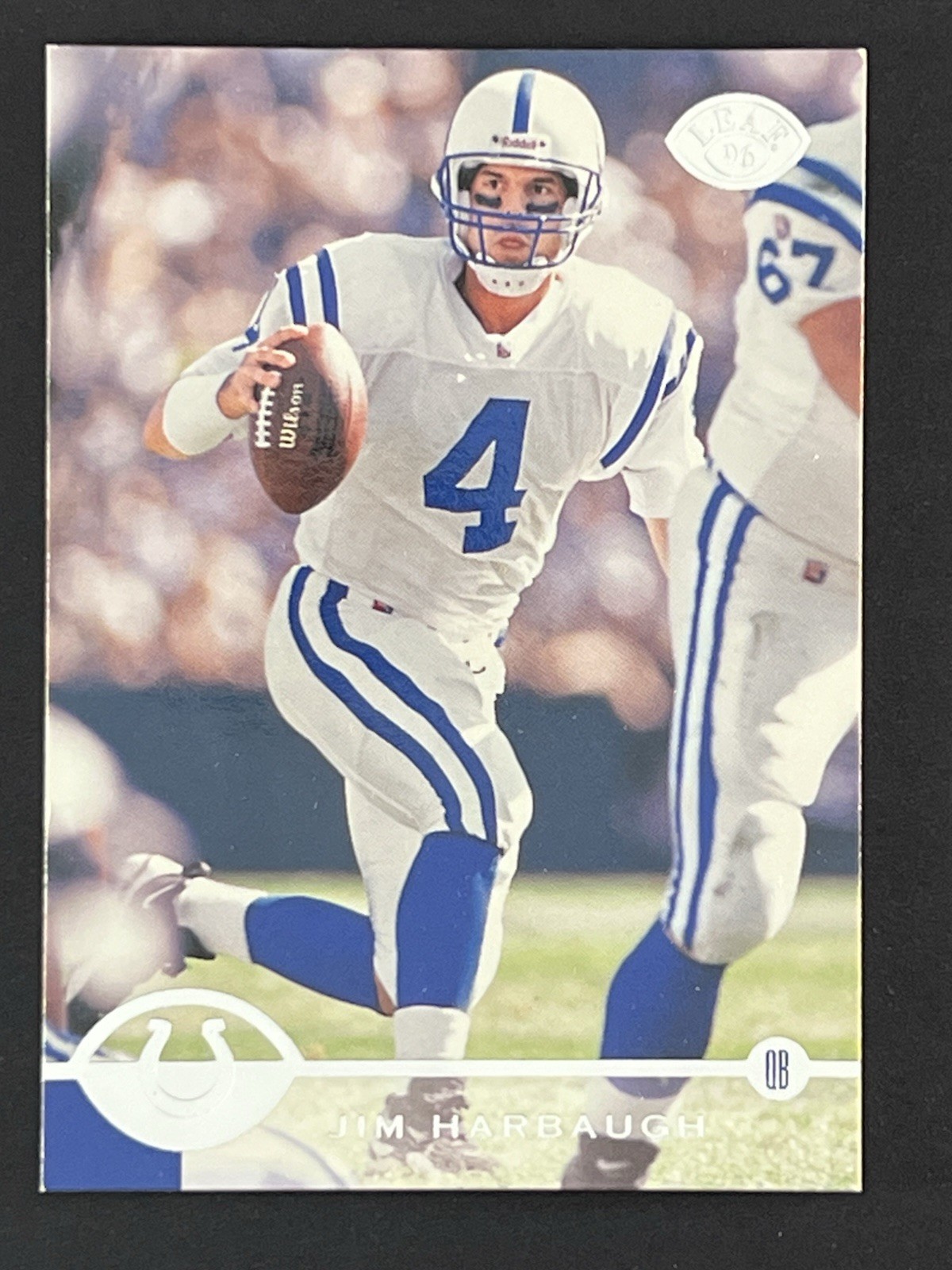 Jim Harbaugh #89 1996 Leaf Indianapolis Colts