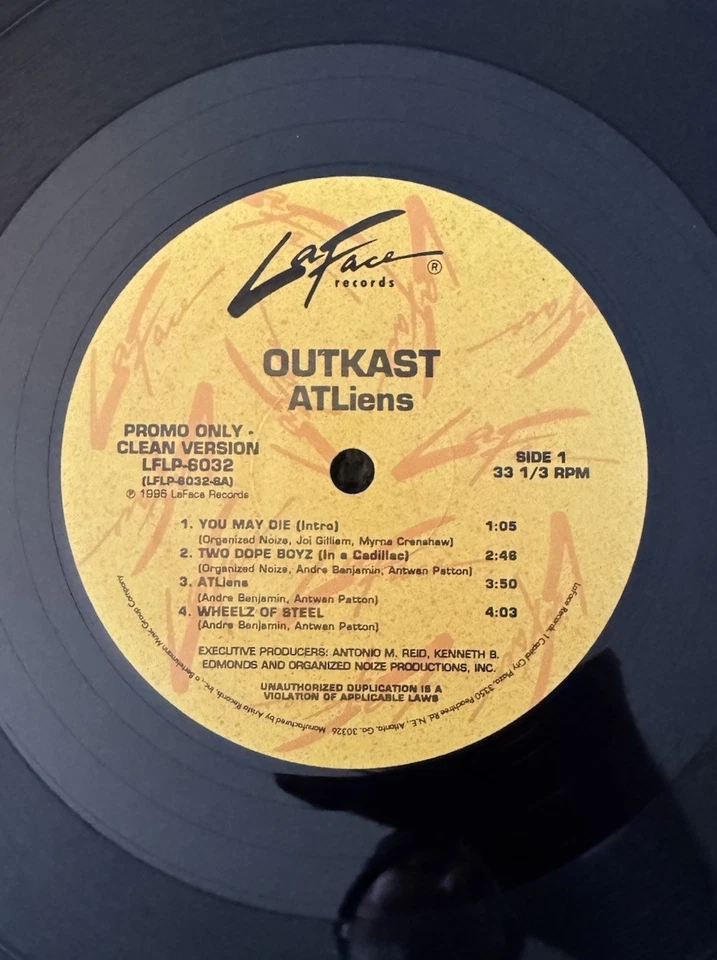 Outkast Atliens 1996 Promo Clean VG - Image 2 of 3