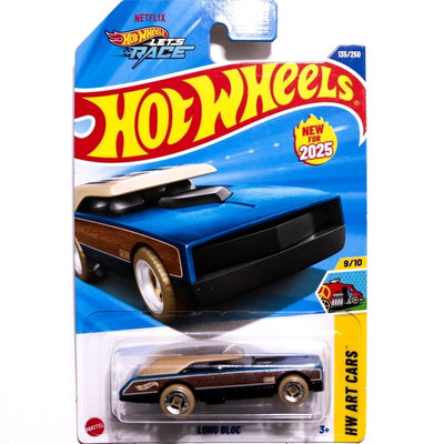 Hot Wheels Art Cars Long Bloc Model Car 1:64 Scale