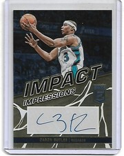 2022 PANINI DONRUSS ELITE IMPACT IMPRESSIONS GOLD AUTO CARON BUTLER #'D 8/10