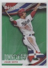 2021 Topps Chrome Beisbol Green Refractor 91/99 Juan Soto #B-7 18l6