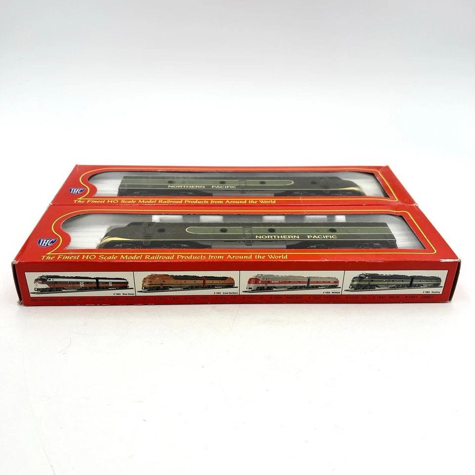2x NEW IHC HO Scale Model E-8 A Powered Northern Pacific #1927 Diesel Locomotive - Image 4 of 4