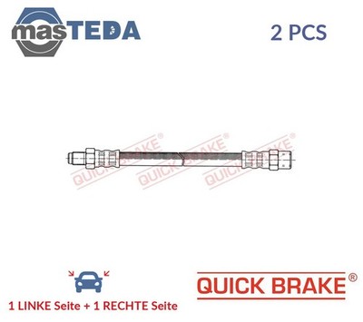 32001 BREMSSCHLAUCH BREMSLEITUNG HINTEN OUTER QUICK BRAKE 2PCS NEU OE QUALITÄT