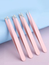 Eyebrow Tweezers Eyebrow Clip 4Piece Hair Beauty Pluckers Stainless Steel