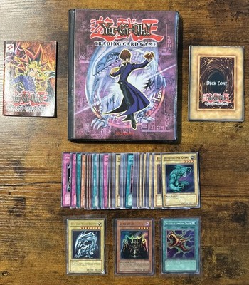 Yu-Gi-Oh Starter Deck: Kaiba (SDK) Complete 50 Cards Unlimited Light Pl + Binder