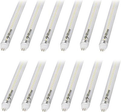 HTM Lighting Solutions LED T5 24W Transparent 40K Brightness- 12 Pack
