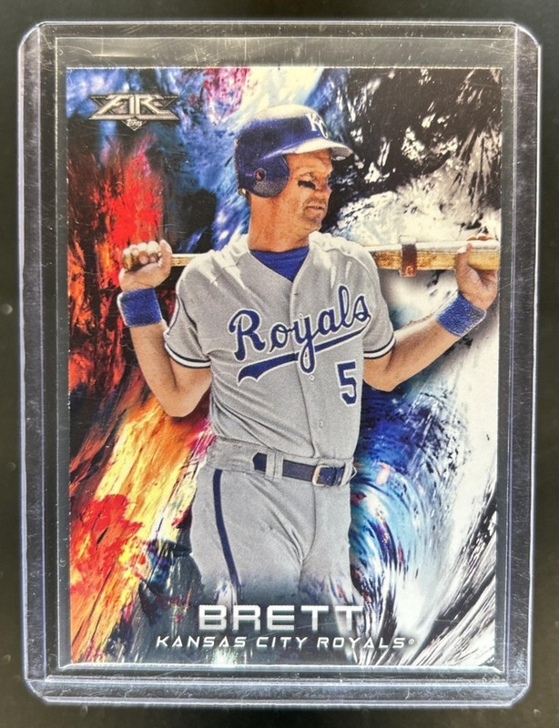 2018 Topps Fire George Brett #176 Royals