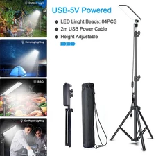 1680 Lumen Portable LED Work Light Adjustable Stand Telescoping Tripod Lantern