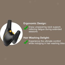 Coussin repose-nuque pour salon de coiffure, tapis de lavage des cheveux,