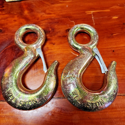 Eye Hoist Hook - 5 Ton - 2 Pack