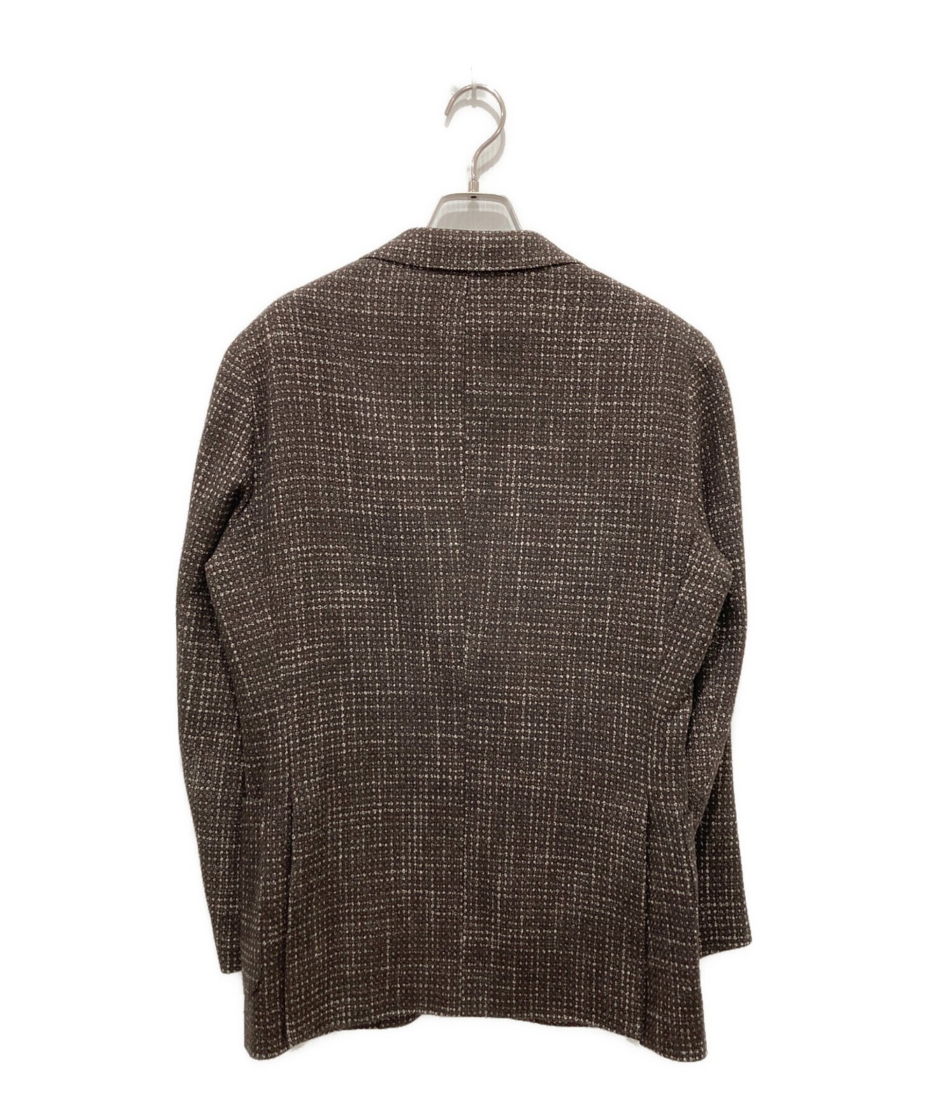 UNIVERSAL LANGUAGE tailored jacket Size: 48 Brown… - image 2