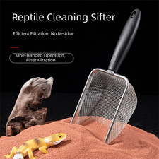 Stainless Steel Reptile Sand Shovel Snake Habitat Cleaner